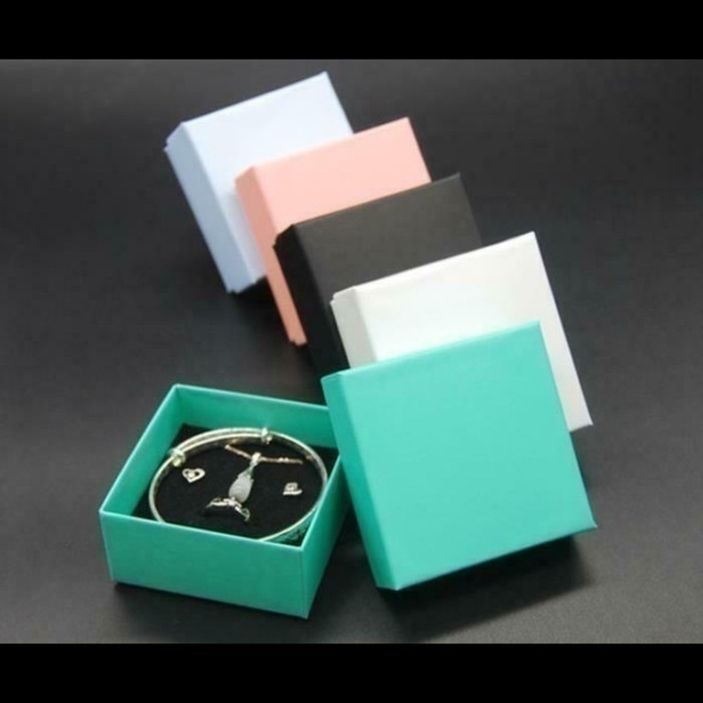 4 In 1 Jewelry Gift Boxes Cardboard Box for Necklaces Bracelets Rings Earrings